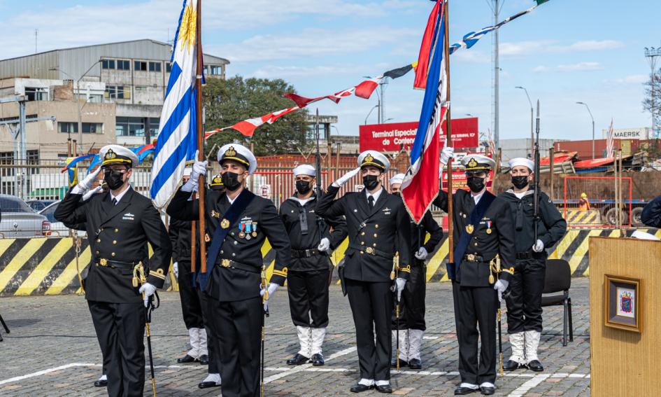 Acto por aniversario de las Fuerzas del Mar