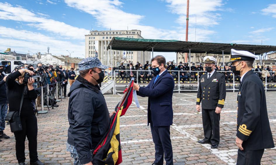 Acto por aniversario de las Fuerzas del Mar