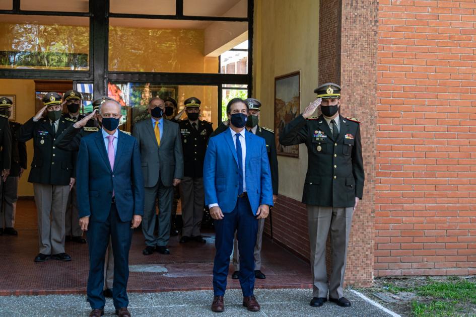 Clausura de cursos de la Escuela Militar