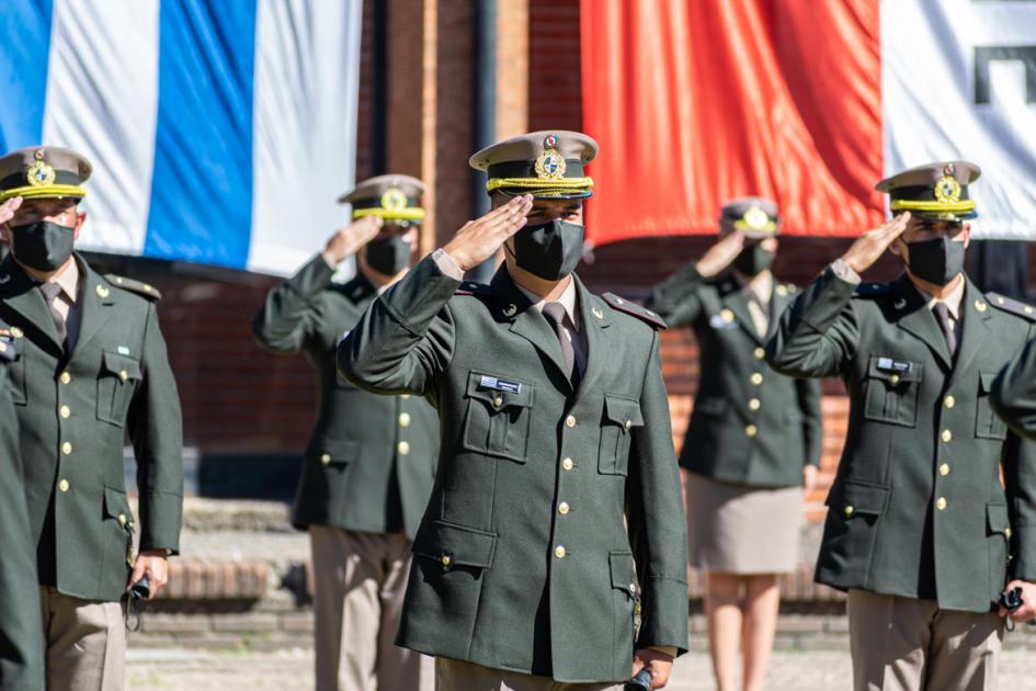 Clausura de cursos de la Escuela Militar