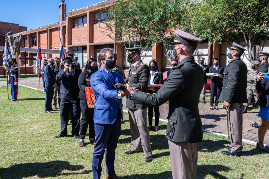 Clausura de cursos de la Escuela Militar