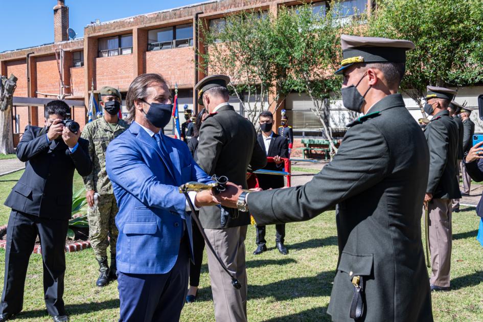 Clausura de cursos de la Escuela Militar