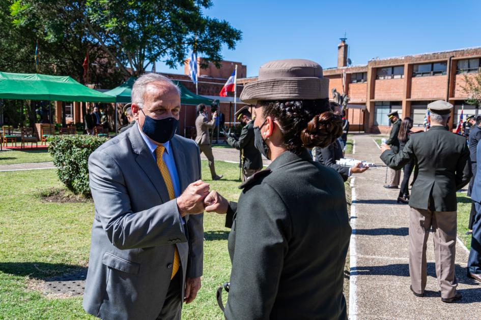 Clausura de cursos de la Escuela Militar