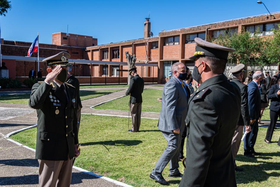 Clausura de cursos de la Escuela Militar