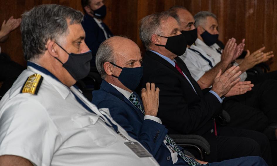Ministro de Defensa Nacional, Javier García en Simposio Maritimo Ministro de Defensa Nacional, Javier García en Simposio Maritimo