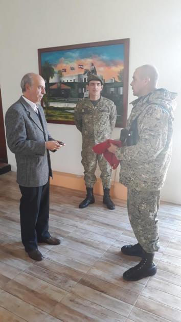 Ministro en la Base de la Armada en La Paloma Ministro en la Base de la Armada en La Paloma