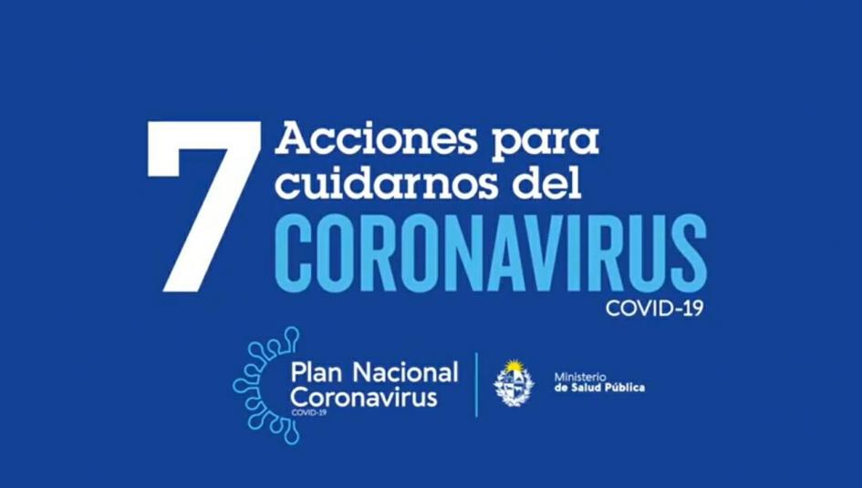 7 acciones para cuidarnos del Coronavirus