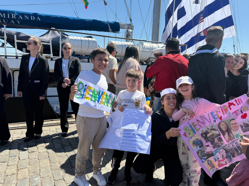 El buque escuela Capitán Miranda retornó a Uruguay El buque escuela Capitán Miranda retornó a Uruguay