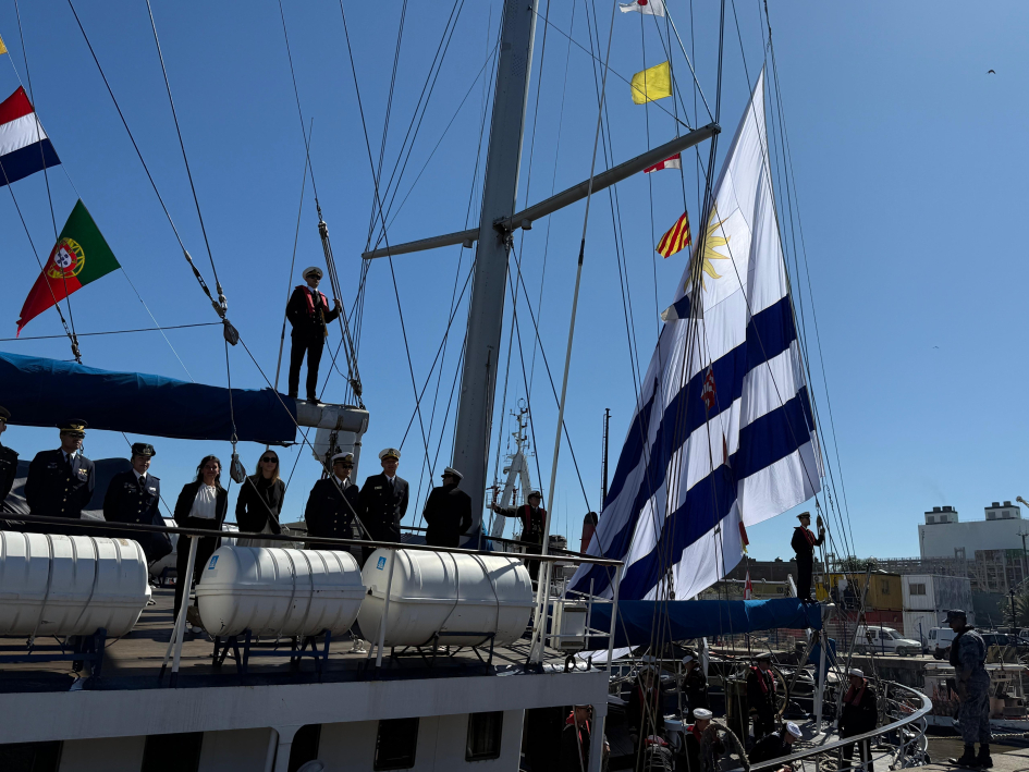 El buque escuela Capitán Miranda retornó a Uruguay El buque escuela Capitán Miranda retornó a Uruguay