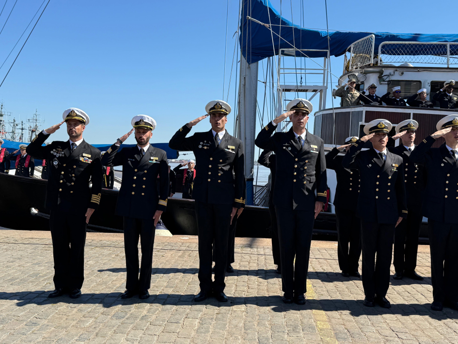 El buque escuela Capitán Miranda retornó a Uruguay El buque escuela Capitán Miranda retornó a Uruguay