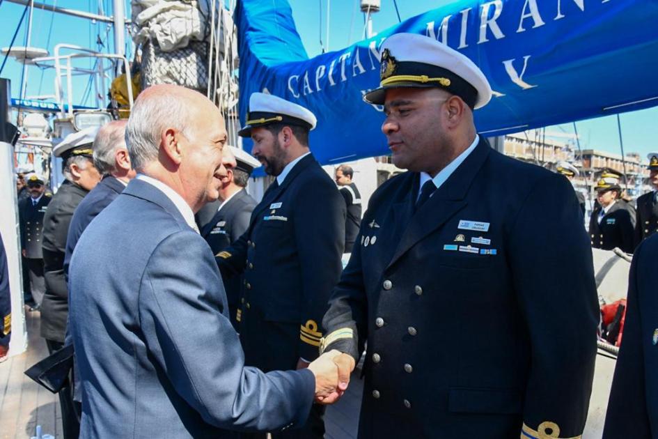 Arribo del buque escuela «Capitán Miranda» Arribo del buque escuela «Capitán Miranda»