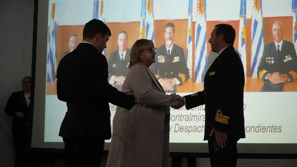 Ceremonia de reconocimiento de ascenso de Contralmirantes 