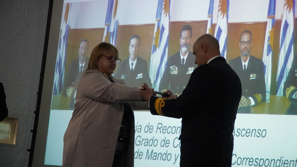 Ceremonia de reconocimiento de ascenso de Contralmirantes 