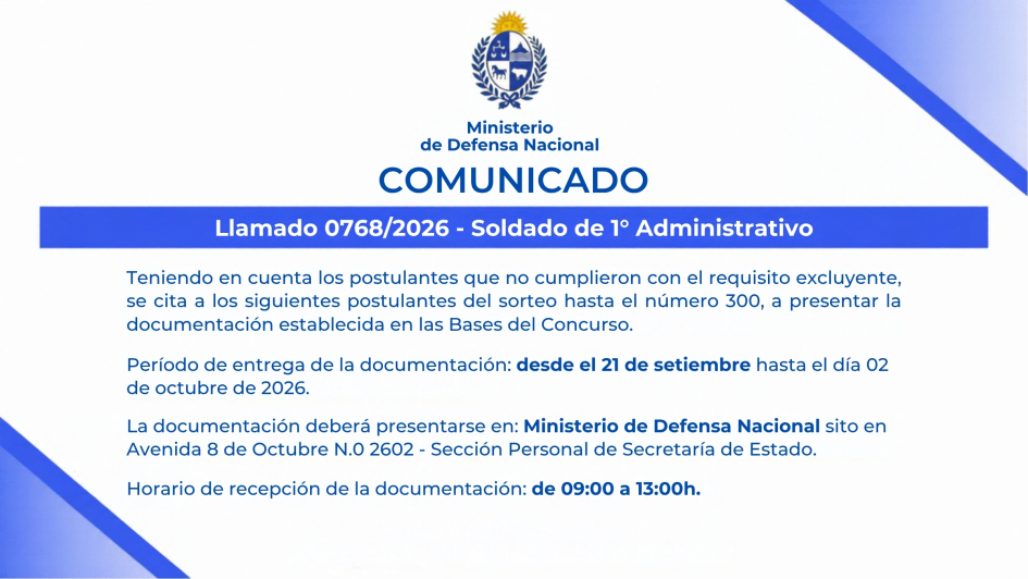 Comunicado por llamados Comunicado por llamados