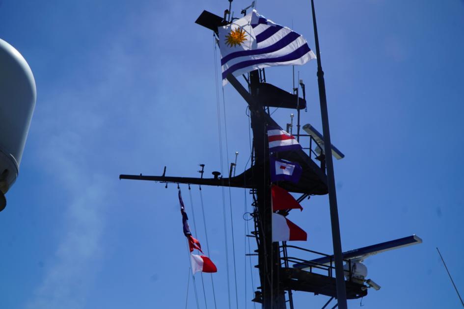 Zarpó el ROU 04 hacia la base Antártica Zarpó el ROU 04 hacia la base Antártica
