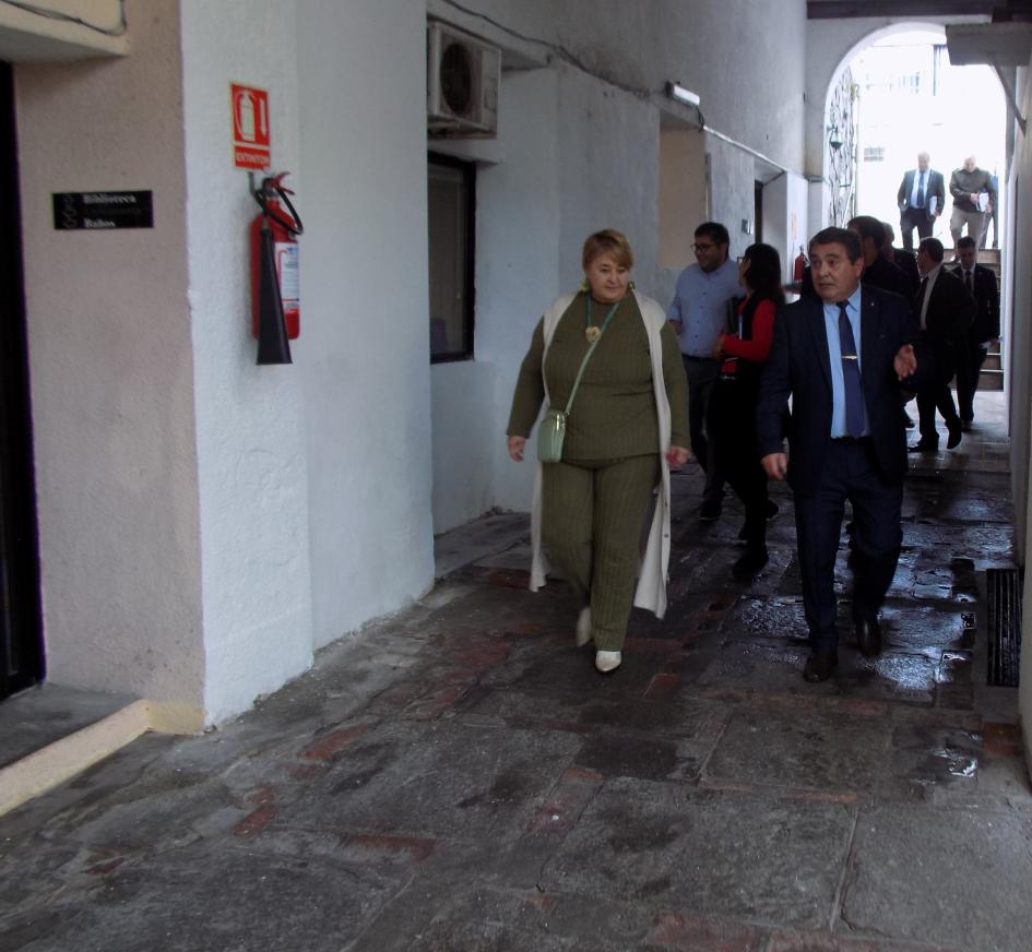 Recorrido de la ministra de Defensa Nacional por el CALEN junto a autoridades Recorrido de la ministra de Defensa Nacional por el CALEN junto a autoridades