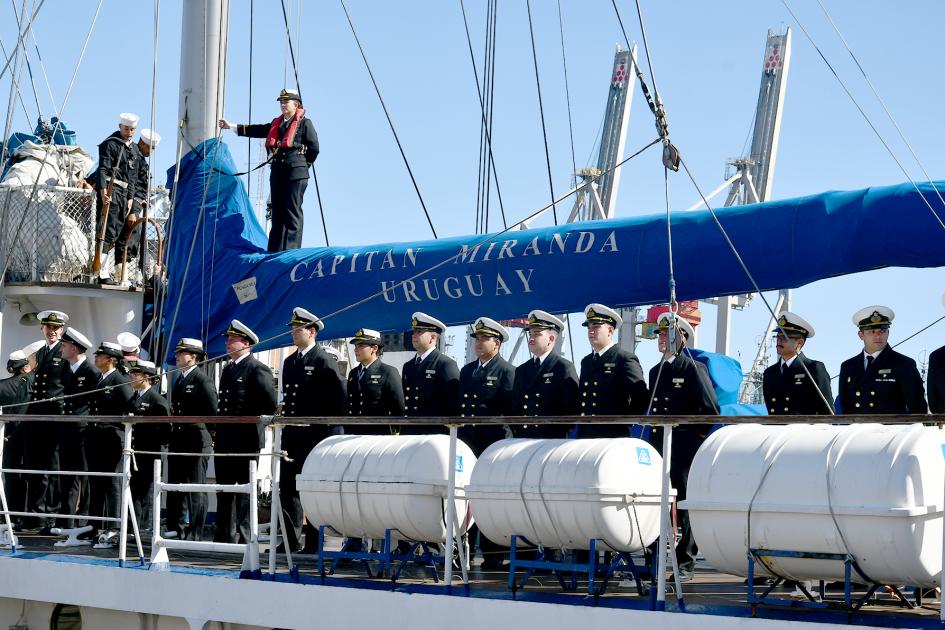 Retorno del buque escuela de la Armada Nacional, Capitán Miranda Retorno del buque escuela de la Armada Nacional, Capitán Miranda