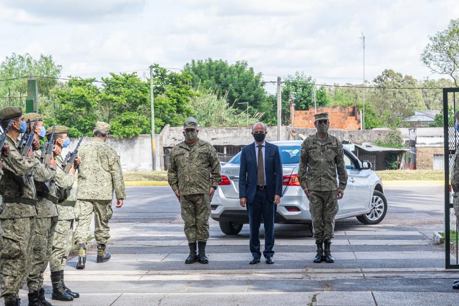 Saludo del Ministro al personal que se despliega de misión Saludo del Ministro al personal que se despliega de misión