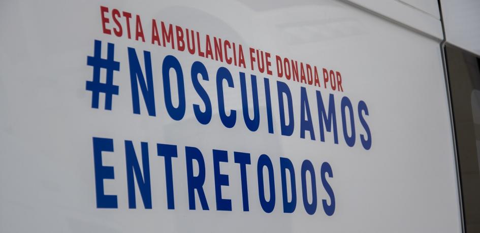 Ambulancias donadas al MDN