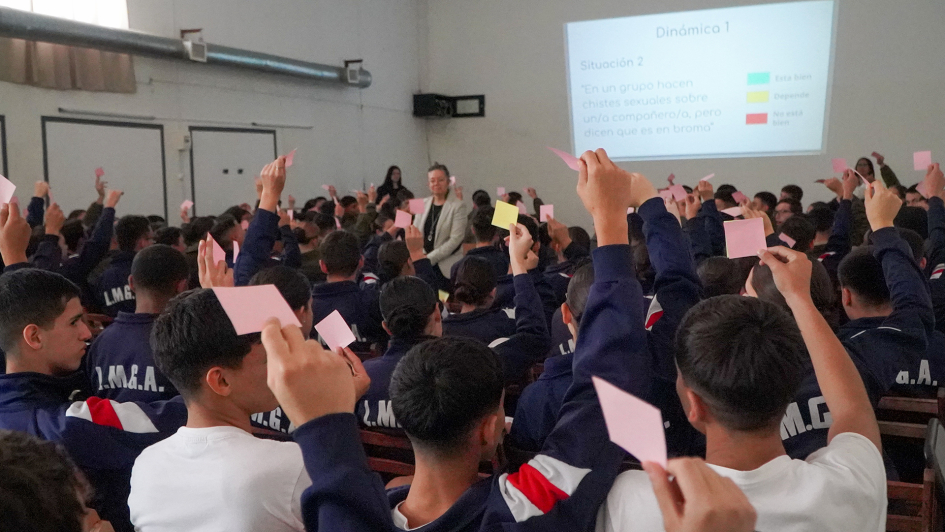 Talleres de capacitación sobre acoso sexual en el Liceo Militar Talleres de capacitación sobre acoso sexual en el Liceo Militar