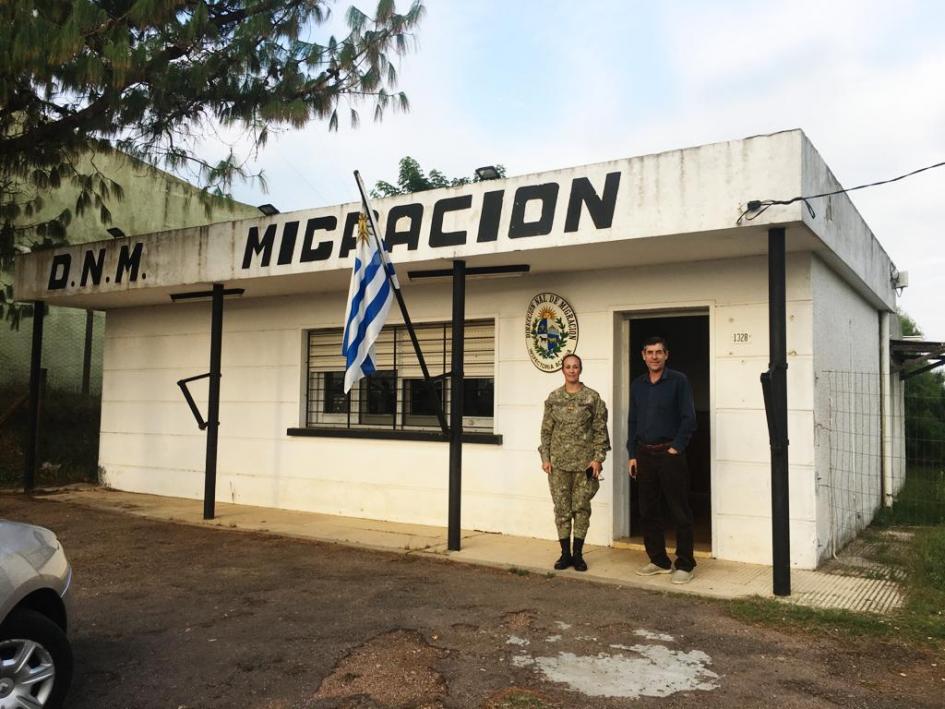 Director Nacional junto a Coordinadora Local