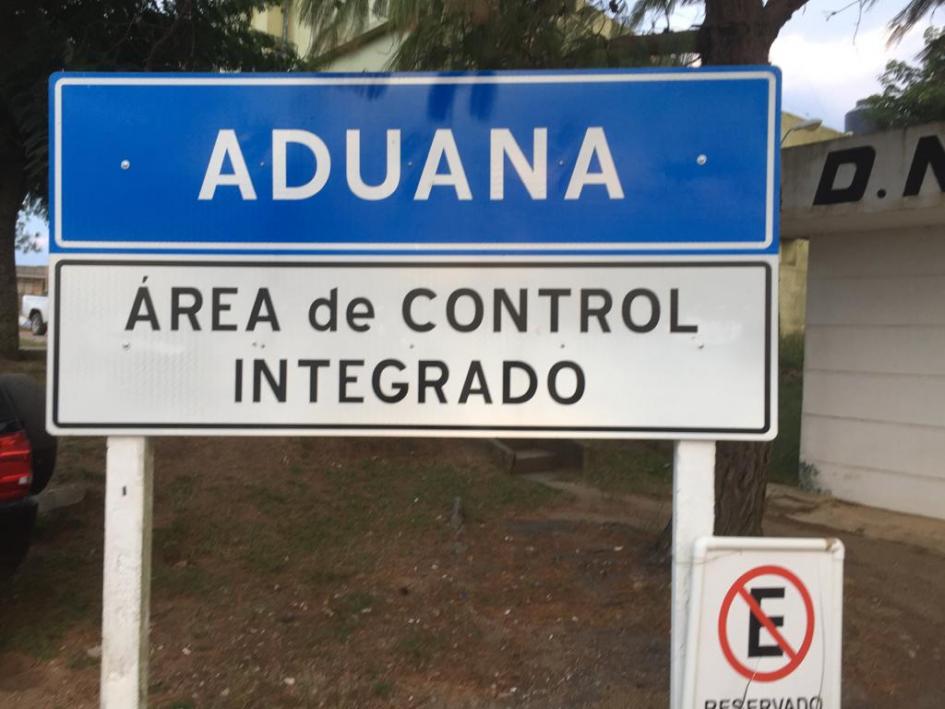 Control de Aduana en Acegua