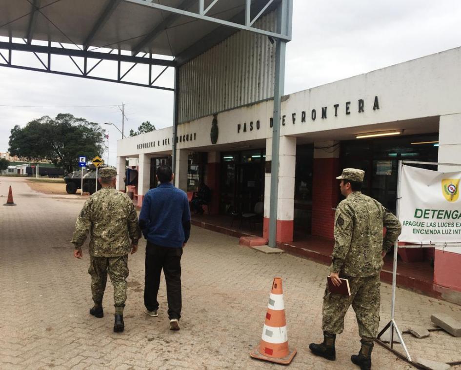 Antiguo local de Pasos de Frontera en Río Branco Visita a instalaciones donde funcionan otros organismos
