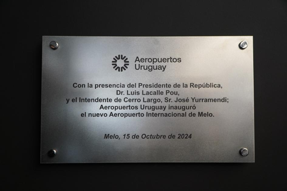 Inauguración Aeropuerto Internacional de Melo Inauguración Aeropuerto Internacional de Melo