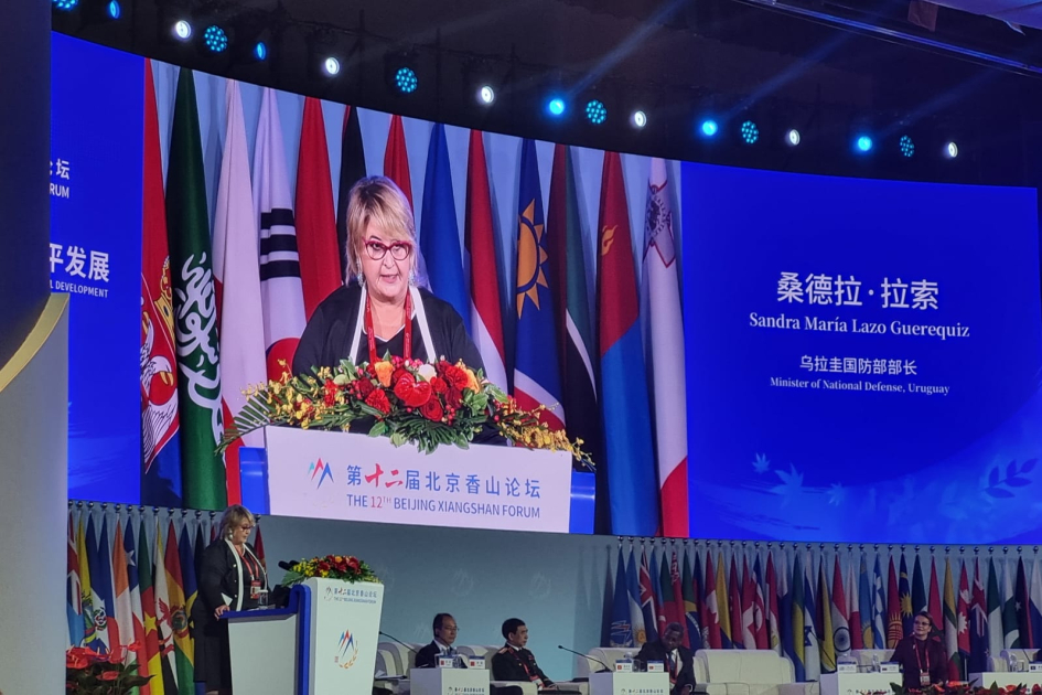 Ministra de Defensa participa foro internacional en China Ministra de Defensa participa foro internacional en China