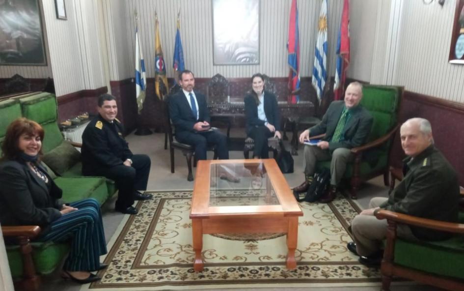 Visita Sr Aaron C. Tagliaferro con General de Ejército Marcelo Montaner