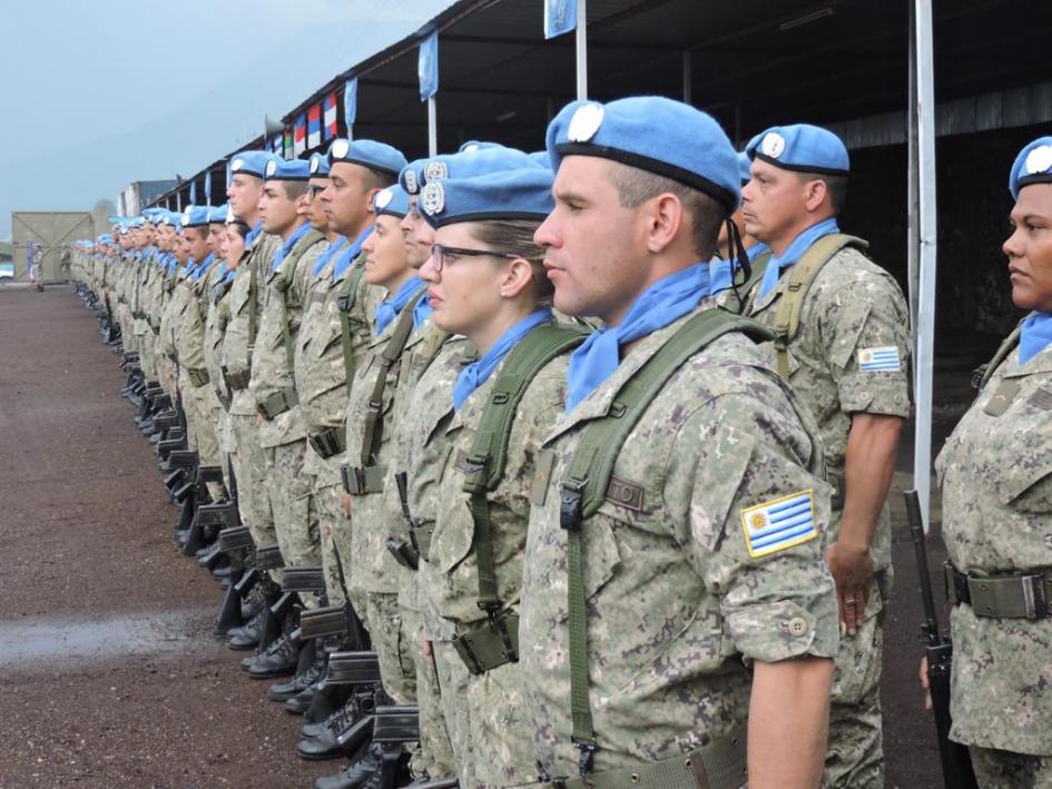 Militares uruguayos formados en el Congo