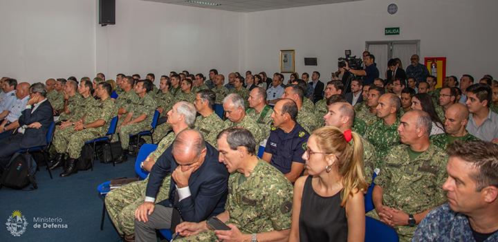 Autoridades presentes en la capacitación sobre patrullaje en la frontera