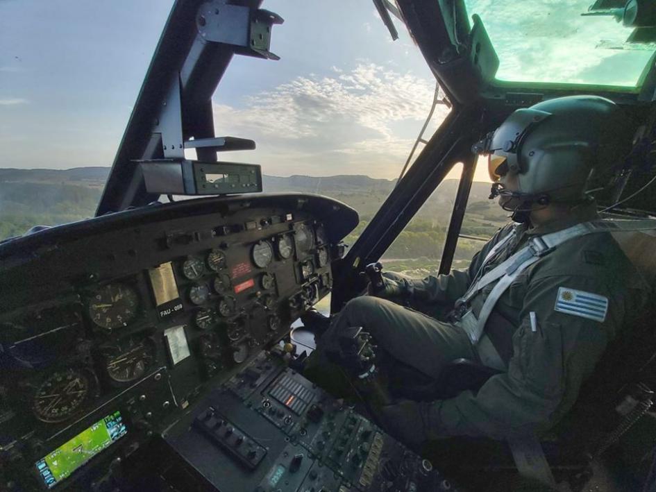 Piloto de la Fuerza Aérea Uruguaya