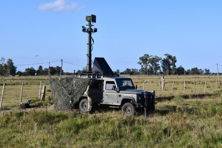 Radar utilizado en patrullaje fronterizo