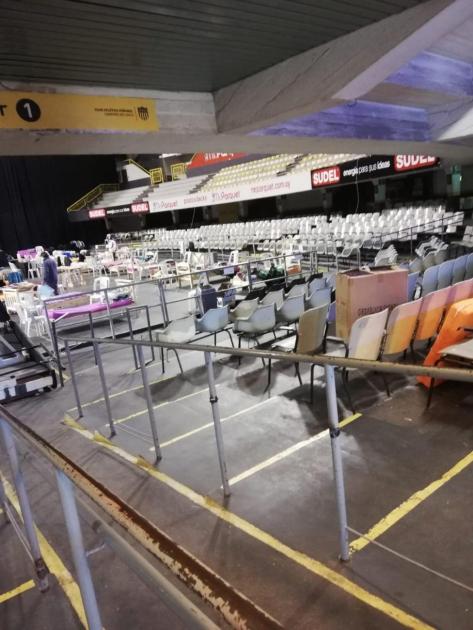 Traslado de 29 personas que el MIDES había alojado temporalmente en el Palacio Peñarol hasta su nuevo hogar en Sayago Traslado de 29 personas que el MIDES había alojado temporalmente en el Palacio Peñarol hasta su nuevo hogar en Sayago
