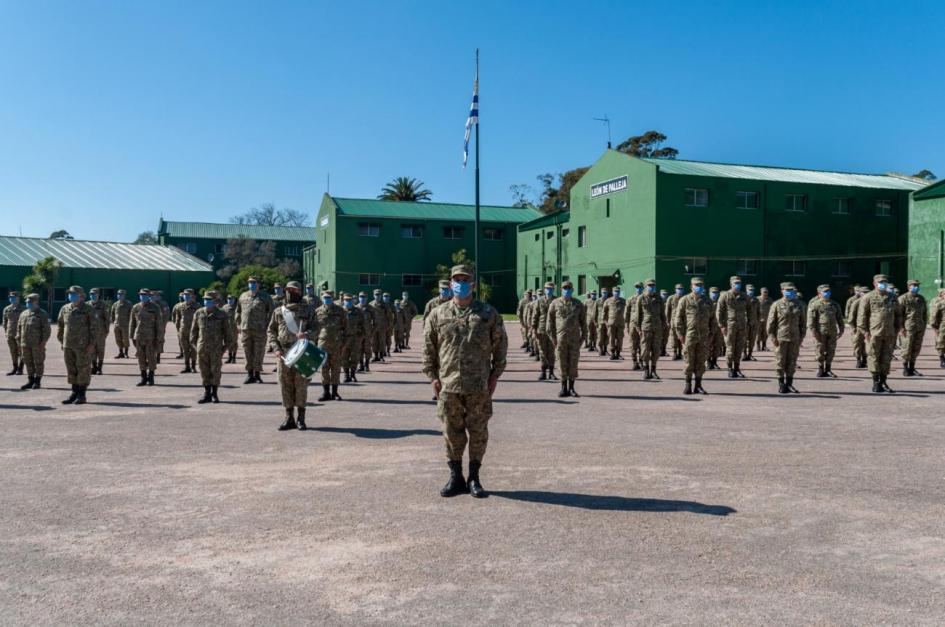 Contingente uruguayo formado