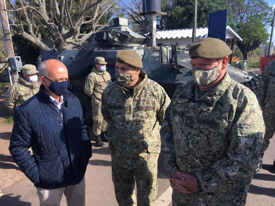Visita del ministro García a Rivera Visita del ministro García a Rivera