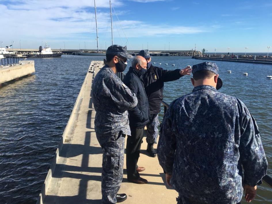 Visita ministro de Defensa a subprefectura de Piriápolis Visita ministro de Defensa a subprefectura de Piriápolis