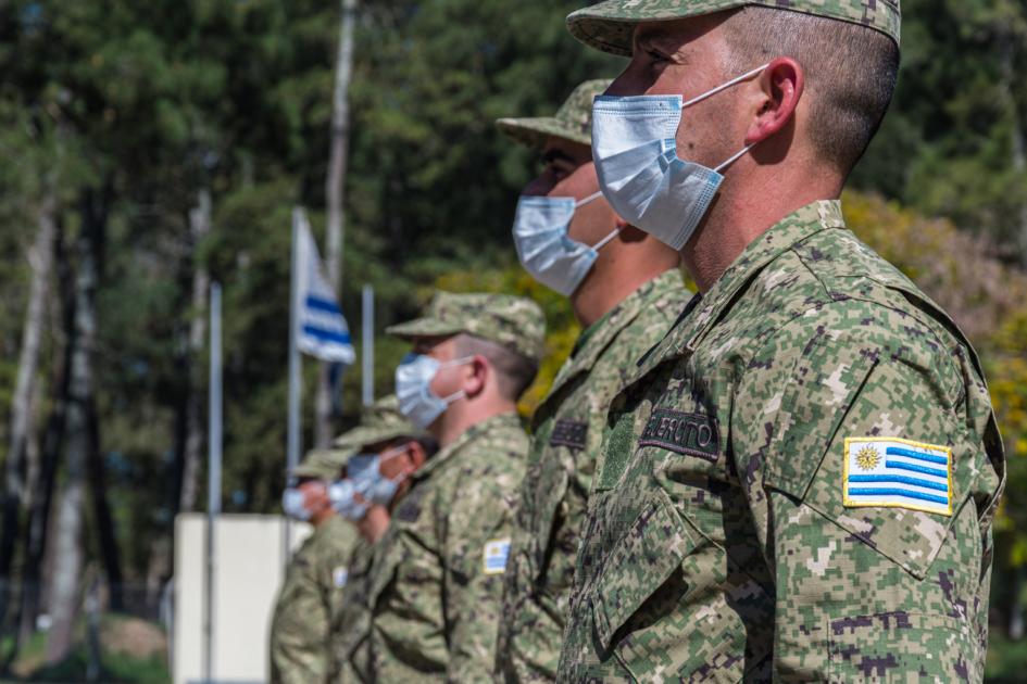 Relevo de grupo de efectivos del Ejército en Sinaí