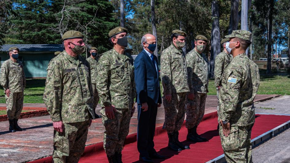 Relevo de grupo de efectivos del Ejército en Sinaí