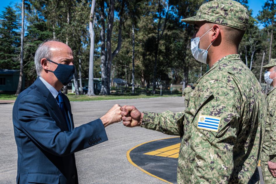 Relevo de grupo de efectivos del Ejército en Sinaí