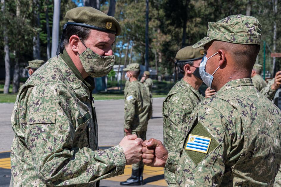 Relevo de grupo de efectivos del Ejército en Sinaí Relevo de grupo de efectivos del Ejército en Sinaí