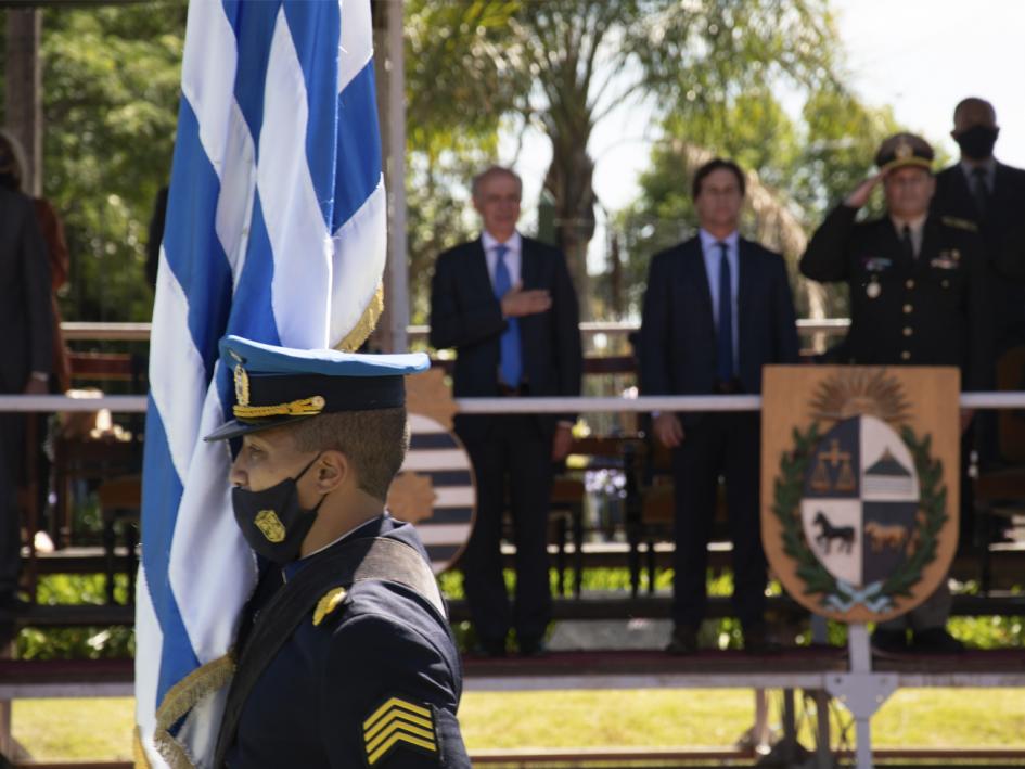 Acto de clausura de cursos de la Escuela Militar