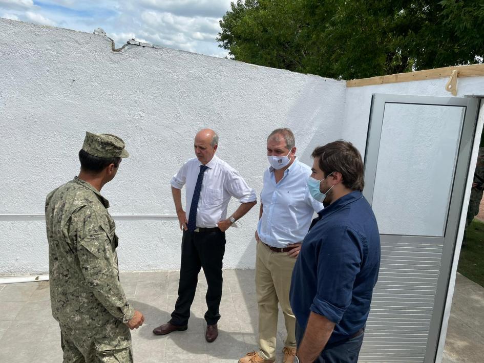 Turbonada en unidad militar de Florida