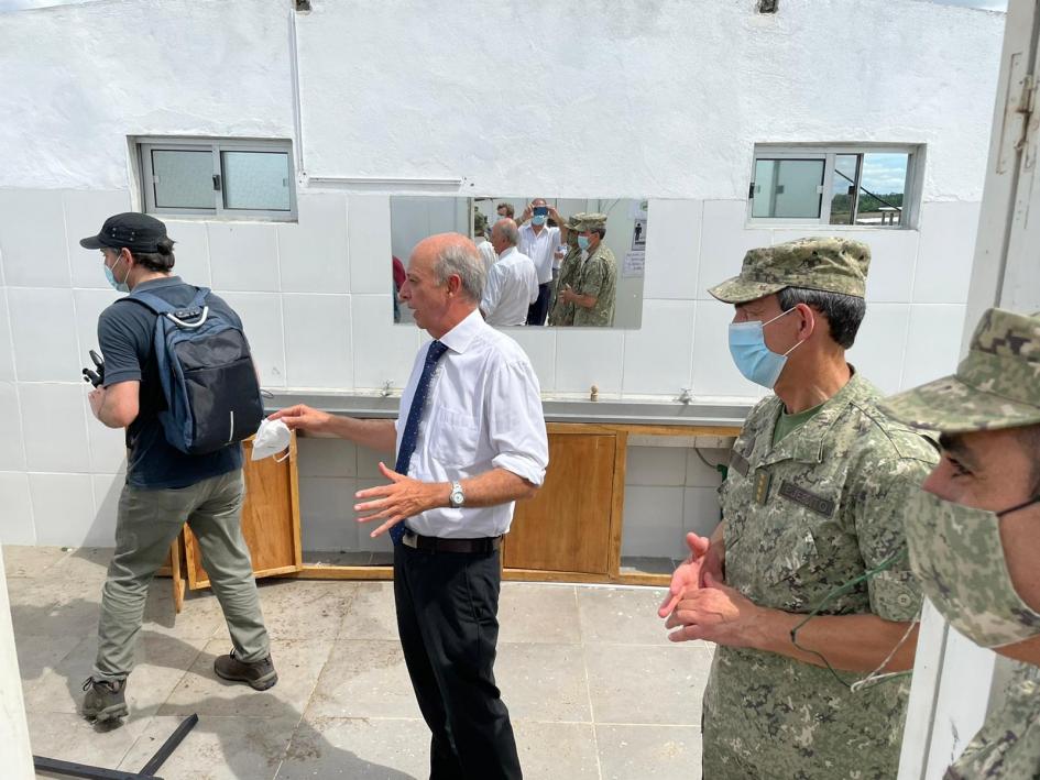 Turbonada en unidad militar de Florida