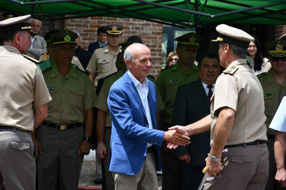 Ministro Javier García y Gral. Fernández, nuevo comandante División III