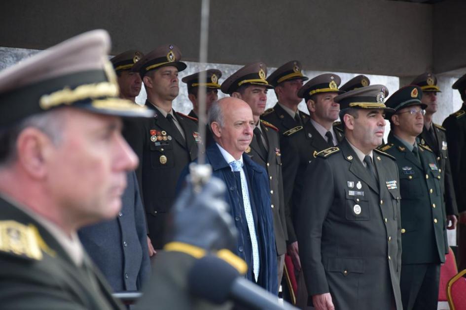 Ministro García y autoridades militares en 105 aniversario del IMAE Ministro García y autoridades del IMAE