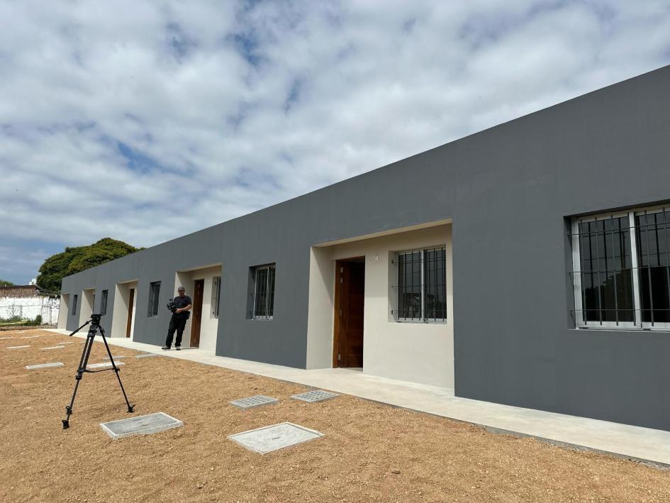 Inauguración de viviendas de servicio para personal subalterno de las Fuerzas Armadas