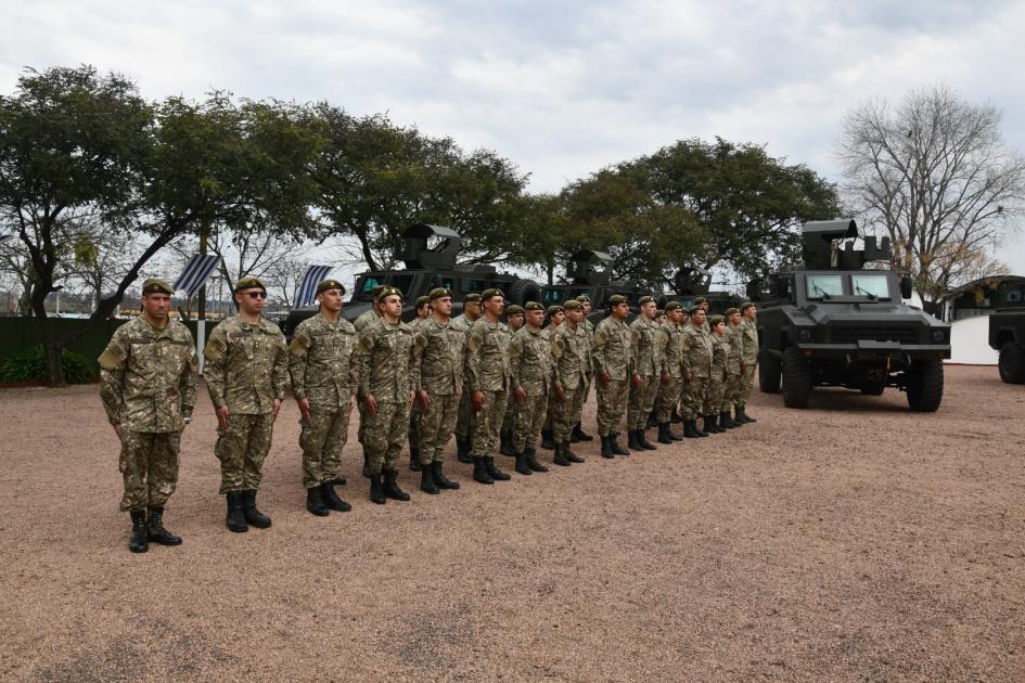 Personal del Ejército capacitado para manejar vehículos Mamba MK7 Personal del Ejército capacitado para manejar vehículos Mamba MK7