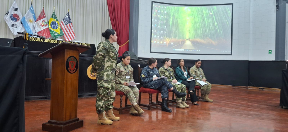 Comisión de Género del MDN participó en instancias de formación en México y Perú